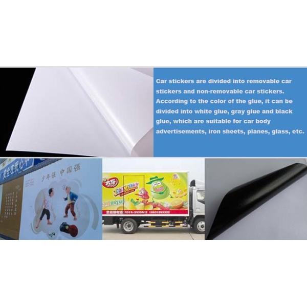 Permanent Self Adhesive Vinyl in Grey Color Width As Required Advertising Car Stickers 0