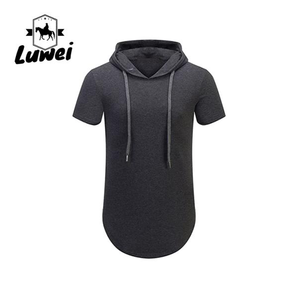 Over Size Knitted Hip Hop Mens Gym Short Sleeve Streetwear Clothing Blank Long Pullover Men Hoodies & Sweatshirt