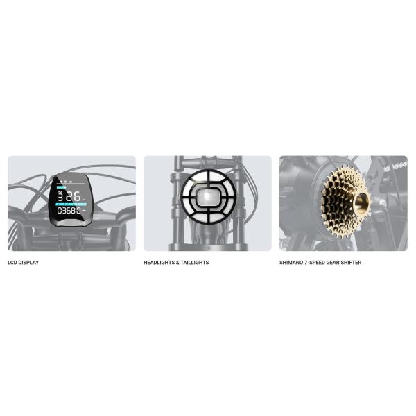 R002 20''*4.0 1500W Full Suspension Moped-style Electric Bike Europe Warehouse Stock Fat Tire Bike