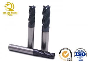 Quality Square Mould Solid Carbide End Mill HRC65 4 Flutes With TiAlN F - Nano Coating wholesale