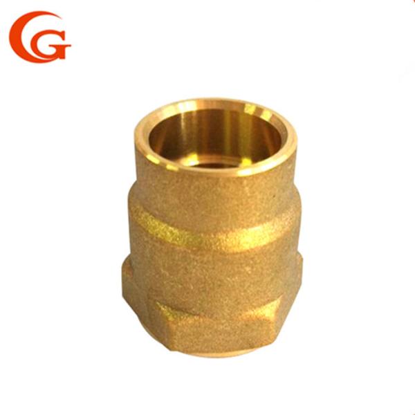 JIS CNC Lead Free Brass Fittings Hexagonal Connection OEM Services