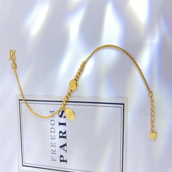 Exquisite Customized Rose Gold Diamond Heart Bracelet