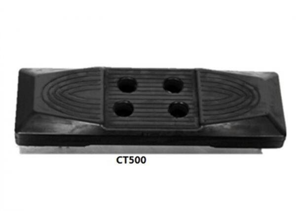 Cheap Black Color Excavator Rubber Pads Noise Reduction For Hitachi EX120 for sale