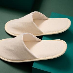 Customized Eco Friendly Hotel Toiletries Linen Disposable House Hotel Slippers
