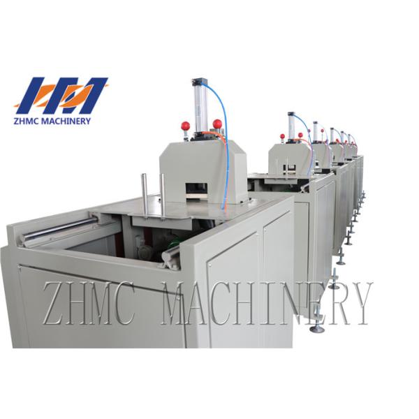 Small Size Profile Plastic Sheet Cutting Machine Pneumatic Type Cutter With Saw