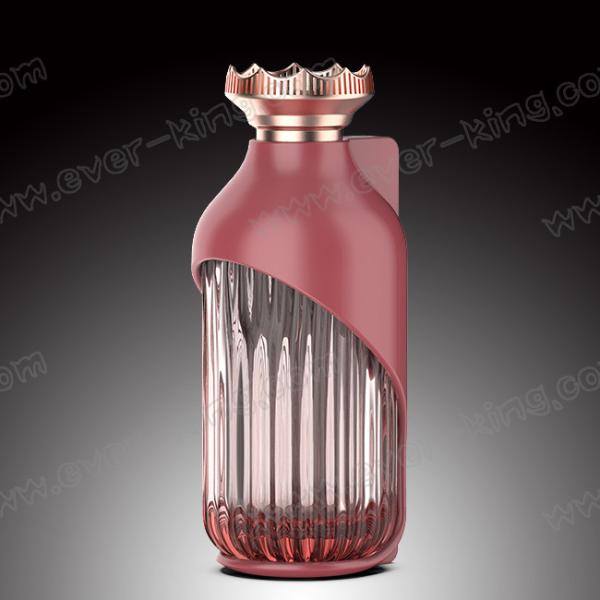 Customized Logo Round Spirits Glass Bottle Clear Empty 700ml