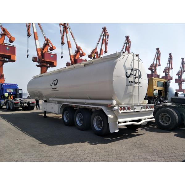 Carbon Steel Customized Fuel Tanker Semi Trailer / Tractor Trailer Tanker
