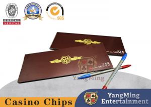 Quality 50 Sheets Per Book Casino Club Entertainment Baccarat Score Cards wholesale