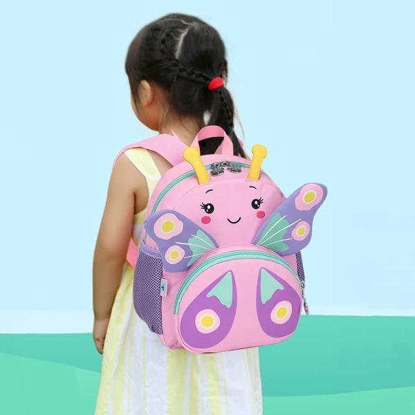 Lighweight Durable Kids Toddler Backpack Girls 3D Cartoon School Daycare Nursary Travel Bags