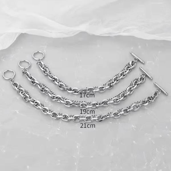 Stainless Steel Men Jewelry Bracelets 17cm 19cm Mens Stainless Steel Bracelets