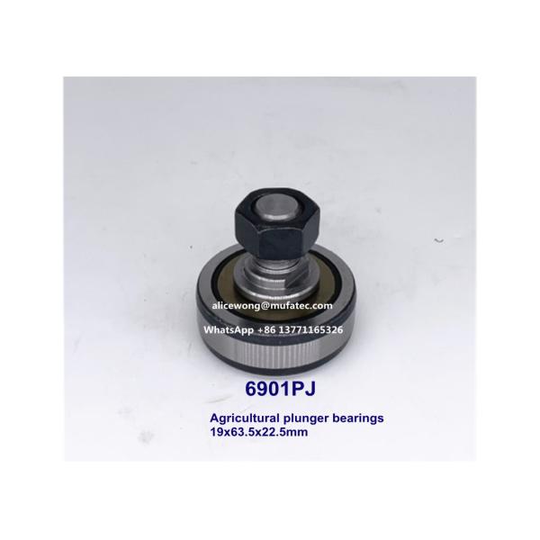 6901PJ agricultural plunger bearings cam follower bearings 19*63.5*22.5mm