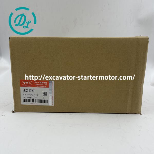 EexcavaStart YAMATO 48T Oil Pump ME034720 for Mitsubishi 6D14 Engine 24V