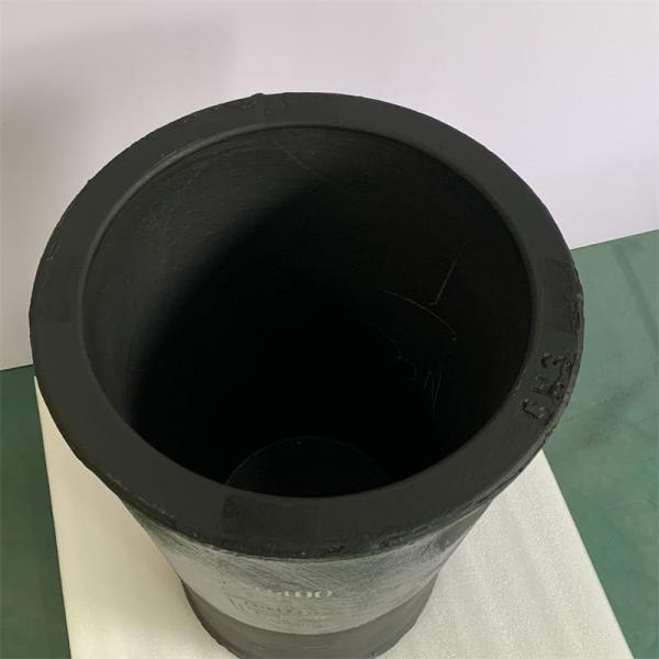 5L Silicon Carbide Crucible Cylindrical Large Crucible For Zinc Reclaiming