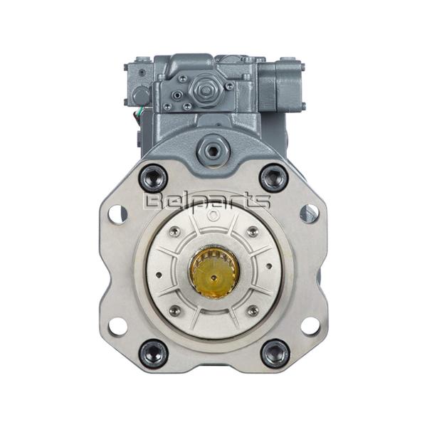 Close-up of hydraulic pump components