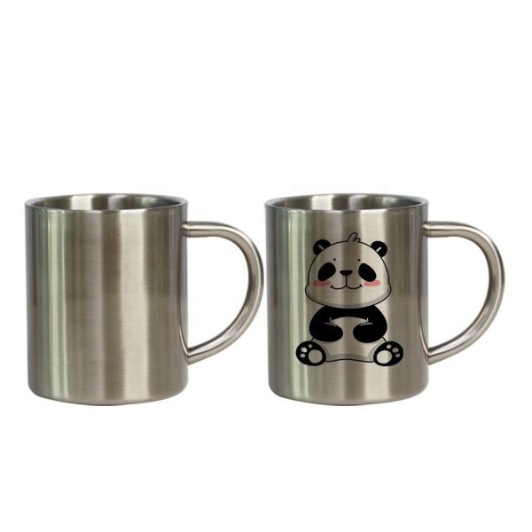Sublimation Coffee Mugs With Handle Stainless Steel Double Wall Sublimation Camping Mug