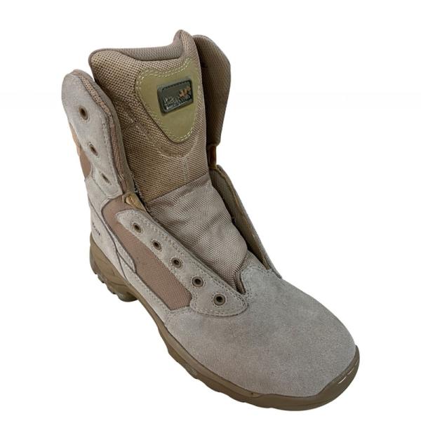 Custom 8 inch Leather Training Boots 1.5kg/Pair for Outdoor and US Size 6.5-12.5