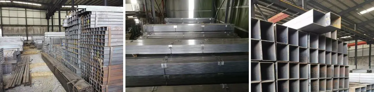 Carbon Steel Galvanized Rectangular Non Oiled Hollow Steel Tubing 12m