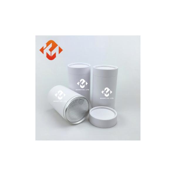 Sealed Food Grade Paper Can Coffee Tea Paper Tube With Lid Moisture Proof