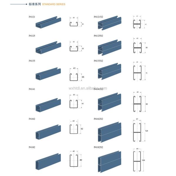 Double 10 Ft 12 Gauge Half Slotted Metal Framing Strut Channel ss