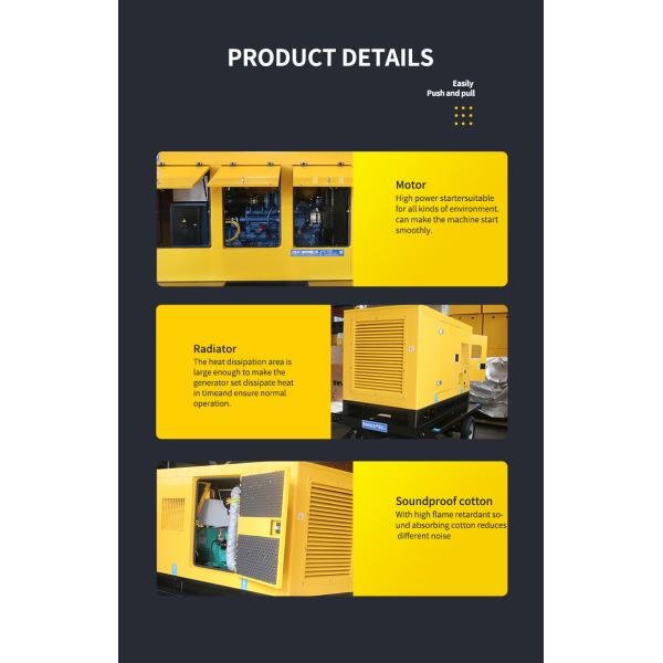 Mobile Gasoline Power Generator 100kva Electric For Industrial