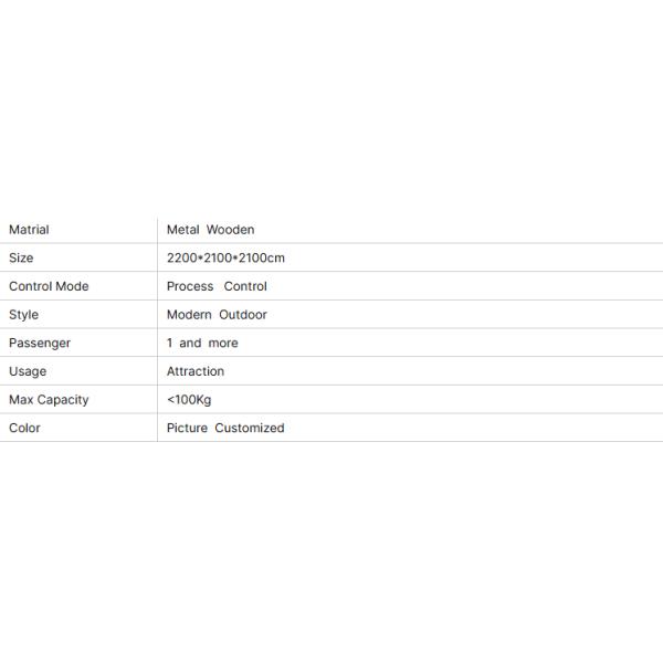 Unpowered Wooden Roller Playhouse for Children 2-15 Years