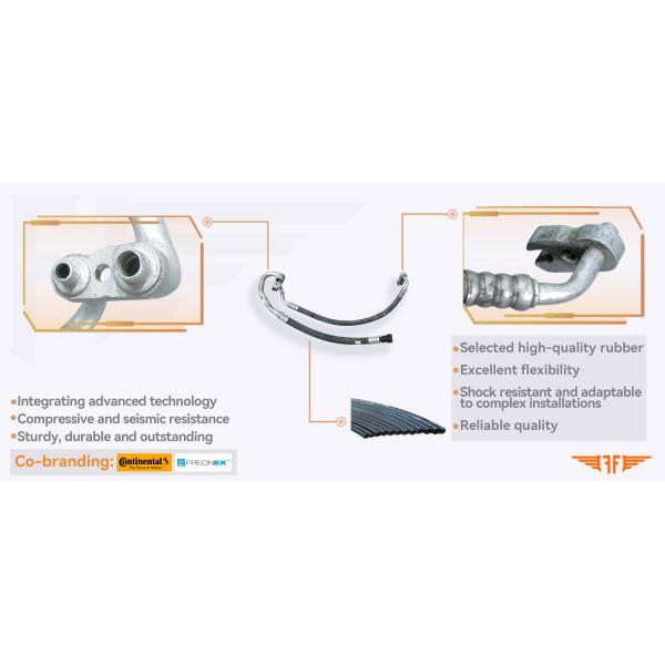 51805079 Automotive Fiat Fiorino Linea Air Conditioning Twin Hoses 1.3L 2008