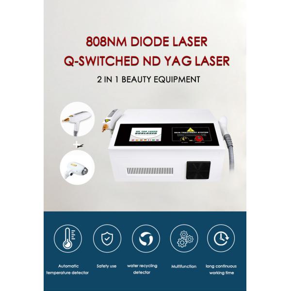 Professional Q Switched ND Yag Laser Machine 600W Power 1064nm/532nm Wavelength