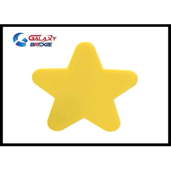 Blue Sky Rubber Kids Furniture Knobs PVC Cupboard Yellow Knobs Soft Plastic Yellow Star Cabinet Knobs