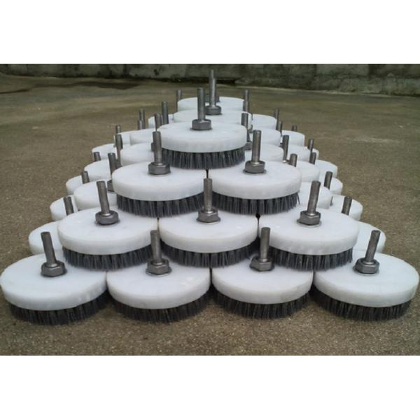 300mm Plate Disc Brush Abrasive Brushes With Silicon Carbide Wires For Polishing