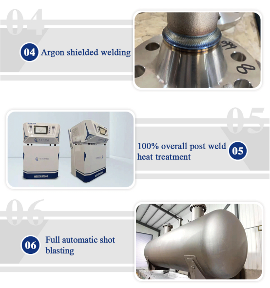 210L 1.4MPa Stainless Steel Cryogenic Liquid Storage Tank
