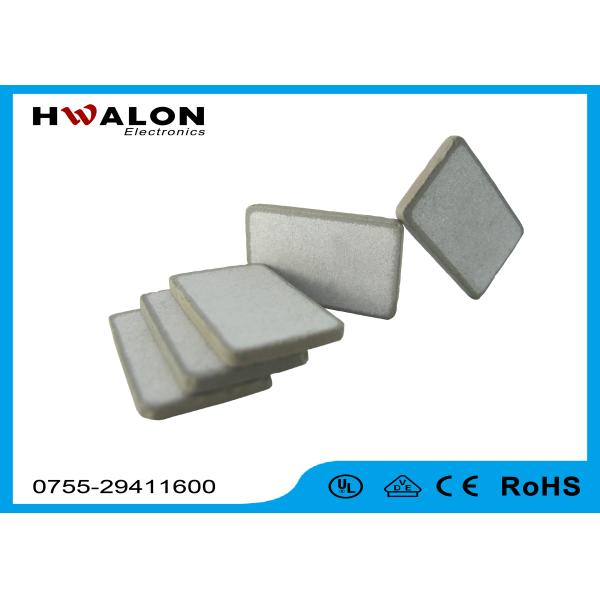 Customized Size PTC Heater Element Components , Rectangular Disk Surface Polish