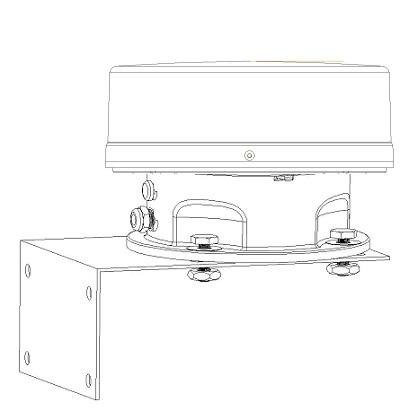 Red Color LED Aviation Obstruction Light for Marking Obstacles with Aluminum Body