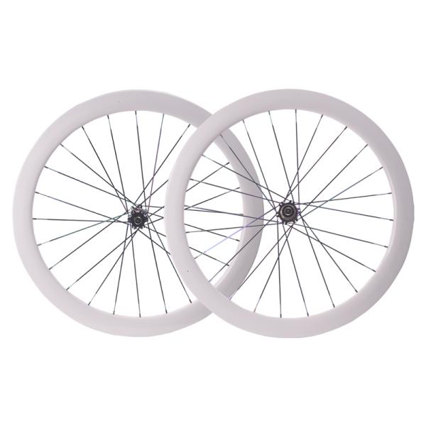 Colorful Spoke Road Bike Wheelset 700C Carbon Fiber 50mm Center Lock BXM Disc Brake System with and Performance