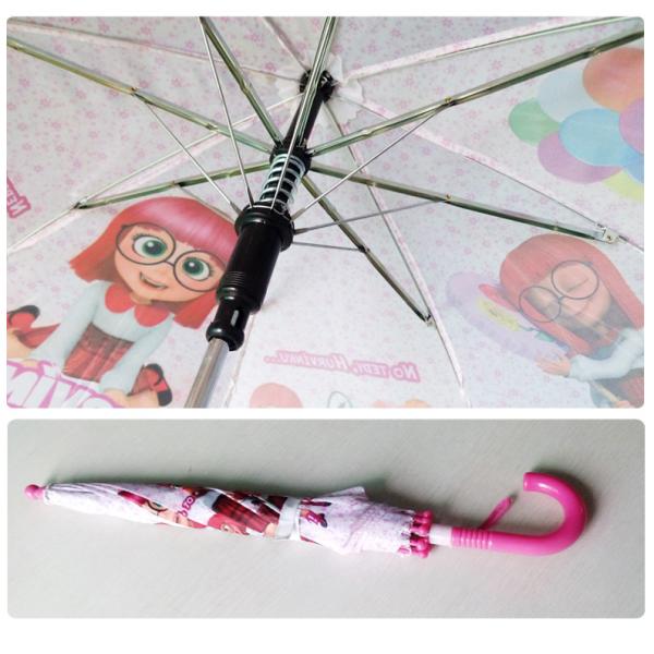 BSCI Cartoon Pattern Windproof Childrens Folding Umbrella