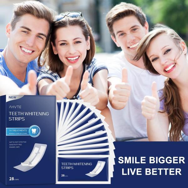 Enamel Safe Natural Teeth Whitening Kit 14 Treatments Whitening Strips For Sensitive Teeth
