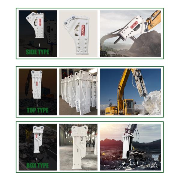 Hydraulic Breaker Rock Breaker Membrane Hammer GHB230 For 25-38 Tons Excavator