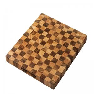 Quality Double Sided Splicing Bamboo Butcher Block And Wood Cutting Board 40x40x3cm wholesale