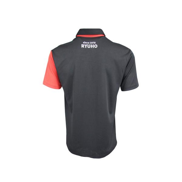 M to 3XL Mens Polo T Shirt V Neck Color Red Contrast Black