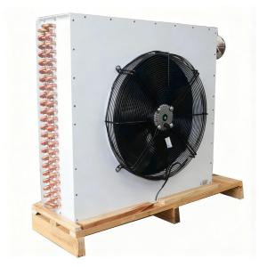 China Stainless Steel Fin-Tube Condenser with Copper Tubes Air-Cooled Heat Exchanger for Air-Conditioning Systems on sale