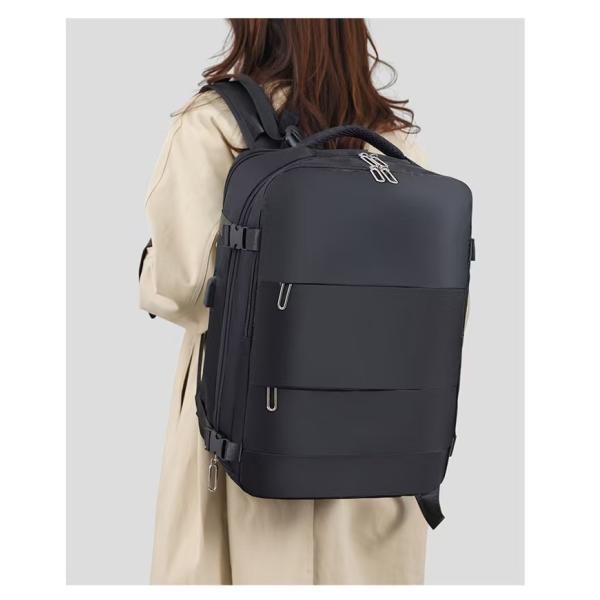 Stay Organized on Your Hiking Business Trips with Ladies Backpack USB Charging Port and External Frame Desig