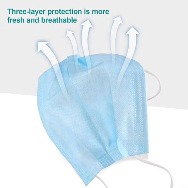 Waterproof Disposable Face Mask , Virus Proof Non Woven Face Mask