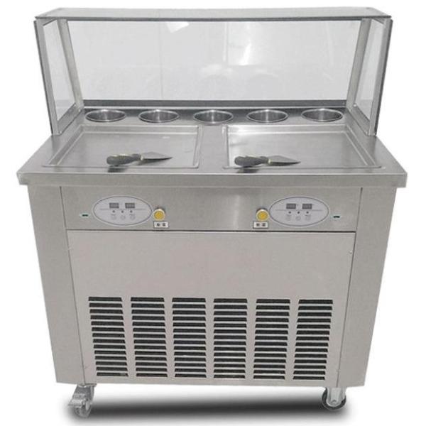 Thailand Mobile Food Cart with Frozen Yogurt Machine and Automatic Defrost Function