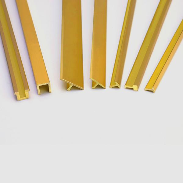 Ceramic Brass Transition Strip Decorative Brass Tile Trim