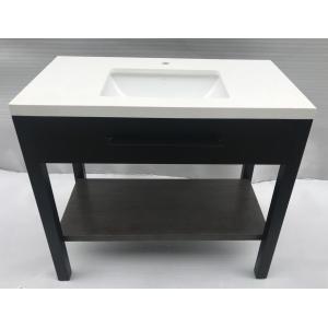 Quality Black powder coat finish metal hotel bathroom vanity/bathroom cabinet wholesale