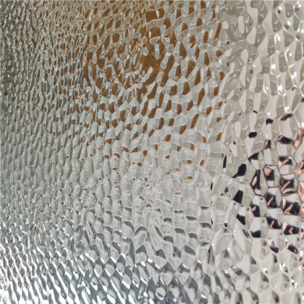 Designed metal sheet wall cladding panel hammered decorative mirror stainless steel