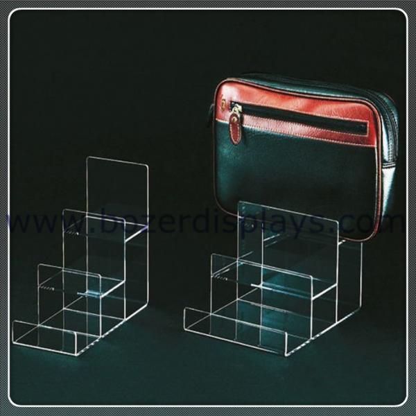 Cheap 3 Tier Acrylic Wallet Purse Display Stand for sale