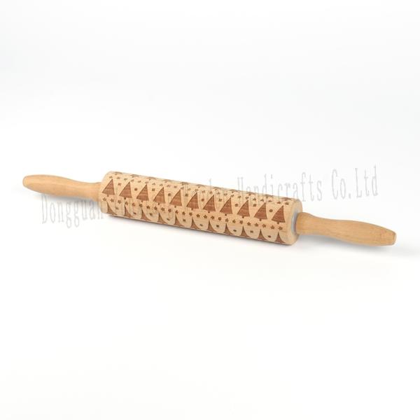 Premium Wooden Rolling Pin for Baking – Handcrafted Smooth Beechwood Rolling Pin for Dough, Pastry, Cookies, and Pizza – Durable, Easy-to-Clean
