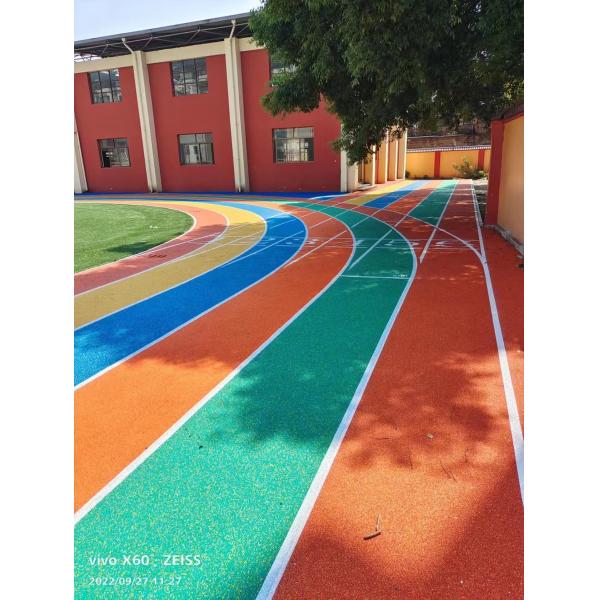 Rectangular Athletic Running Track With Fade Resistance For Outdoor Fitnes