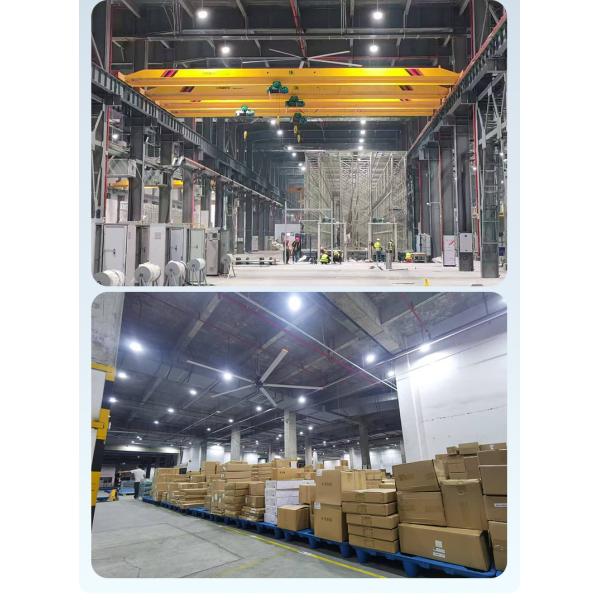Giant High Volume Low Speed Fan 7.3M Diameter Industrial Ceiling Fan 0.75KW