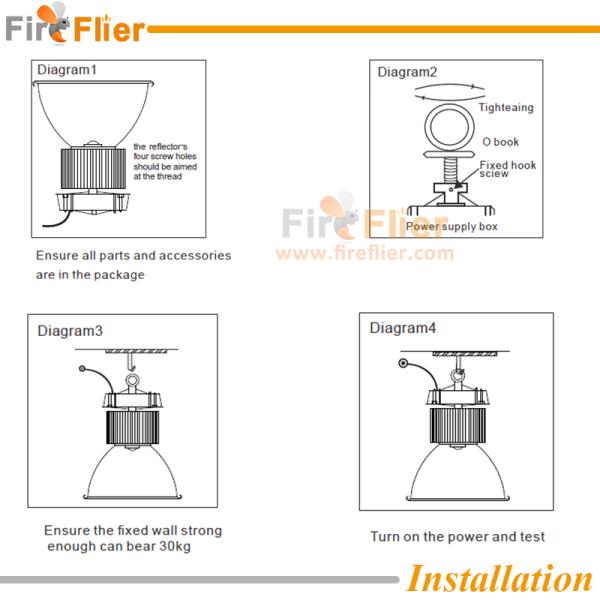 led high bay light 150w CREE LED most popular in the USA CANADA and European Countries